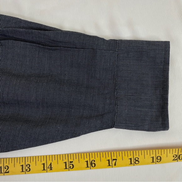 Tommy Hilfiger Men’s Long Sleeve Dress Shirt Size 16 32-33 Black 100% Cotton - Picture 9 of 12